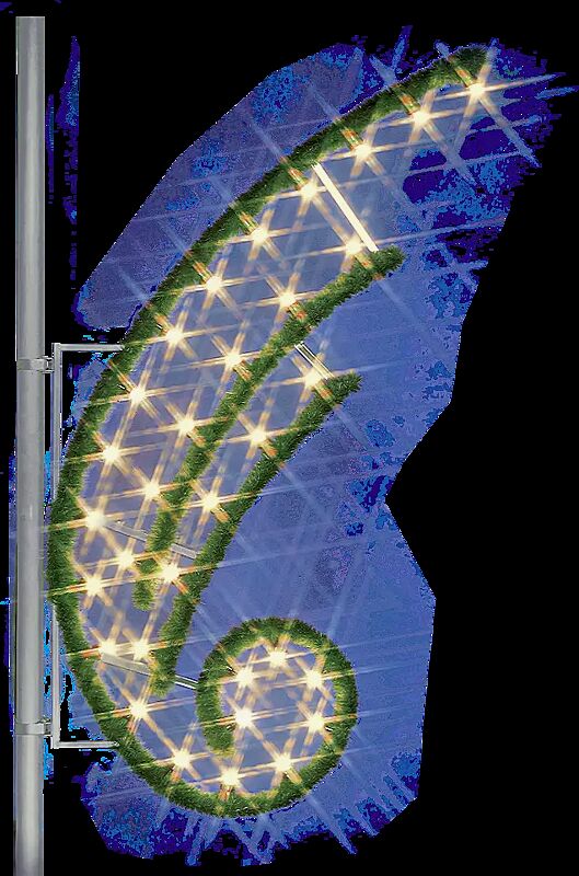 Kometenschweif ADVENTSLICHT, zur Mastbespannung