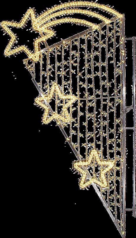 Lichtelement STERNENZAUBER H x B ca. 2700 x 1500 mm