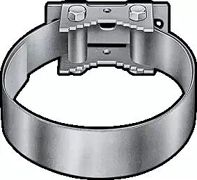 Universal-Spannbandschelle zur Montage an Masten Ø 60-120 mm