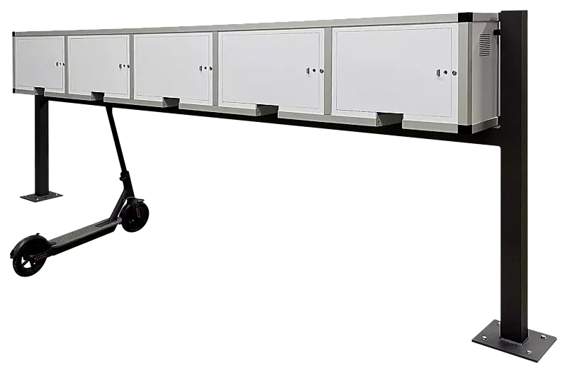 Ladestellenschrank AMARO EDGE - Slave, 5 große Fächer