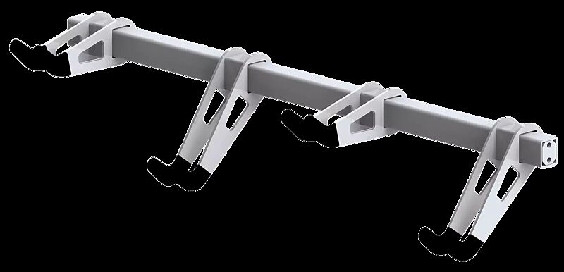 Design-Lenkerhaltesystem UNIT Querholm mit 4 Hängeparkern