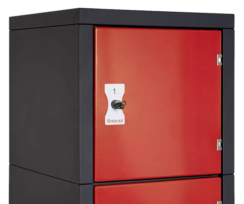 Detail: Tür mit MünzpfandschlossDetail: Tür mit Kassierschloss