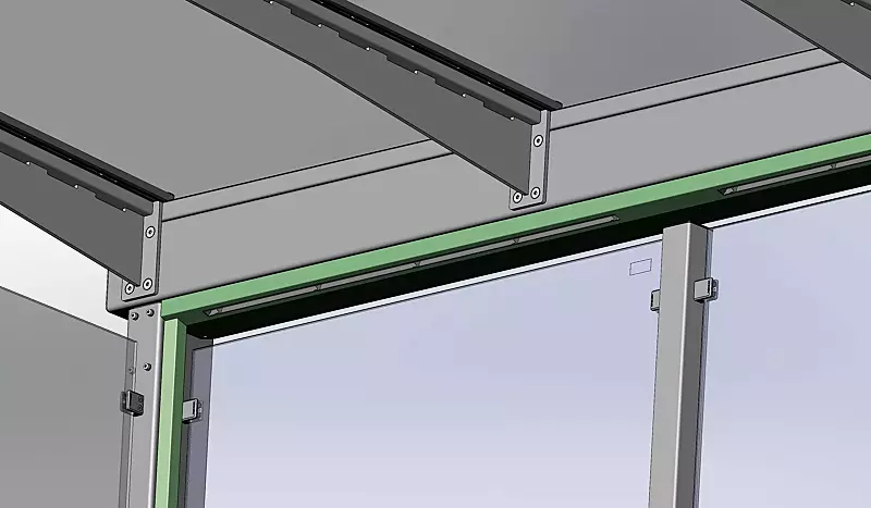 Ansicht Beleuchtung mit Bewegungsmelder