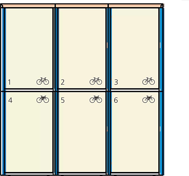 Aufkleber Nummerierung