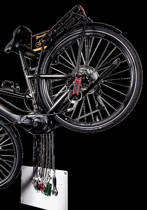 Servicestation ASSIST LIGHT, thermoplastbeschichtet in RAL 9005 tiefschwarz