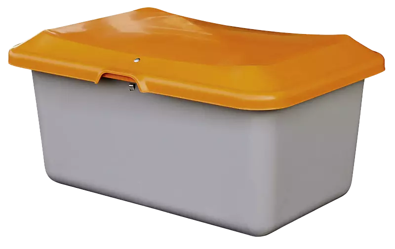 Streugutbehälter STREW ohne Entnahmeöffnung, 100 Liter, Korpus in grau