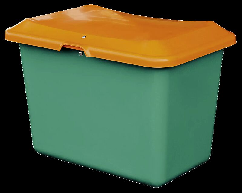 Streugutbehälter STREW ohne Entnahmeöffnung, 200 Liter, Korpus in grün