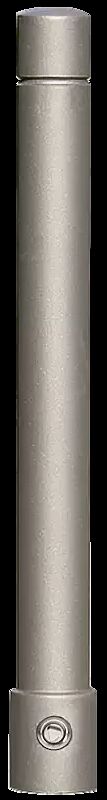 Poller TARANIS mit einer Rille, rund, Verriegelung mittel Dreikantschraube, in DB 703 eisenglimmer