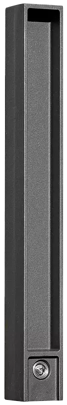 Poller NIGRIN (3p-Technologie), Verriegelung mittels Dreikantschraube, in DB 703 eisenglimmer
