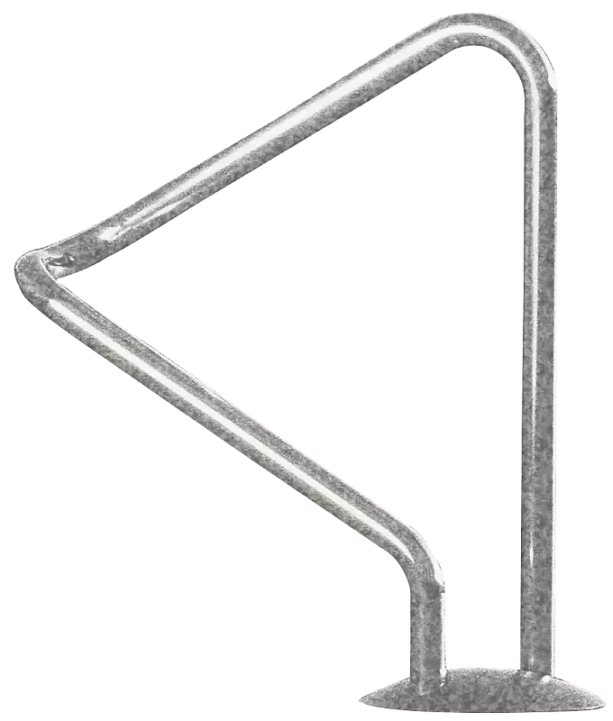 Anlehnbügel AUSTIN, kurzer Bügel, feuerverzinkt
