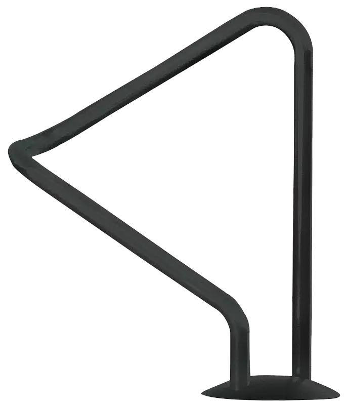 Anlehnbügel AUSTIN, kurzer Bügel, in RAL 7016 anthrazitgrau