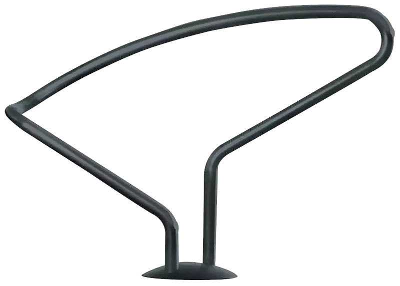 Anlehnbügel AUSTIN, langer Bügel, in RAL 7016 anthrazitgrau