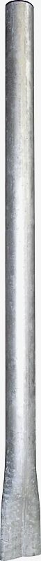 Pfosten zum Einbetonieren, L 1450 mm, Ø 75 mm, feuerverzinkt