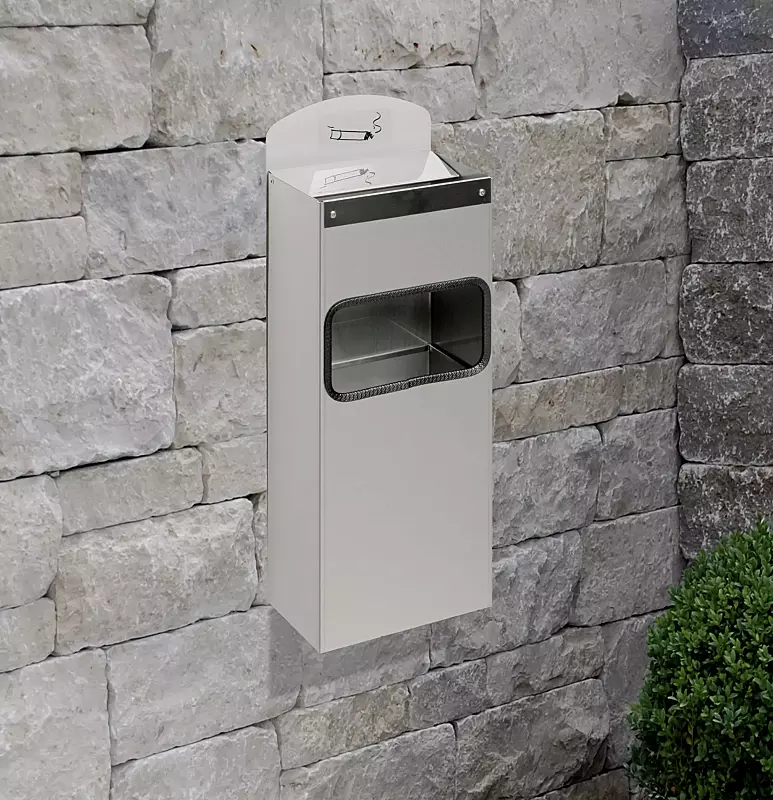 Abfallbehälter KIRKBY  aus Edelstahl