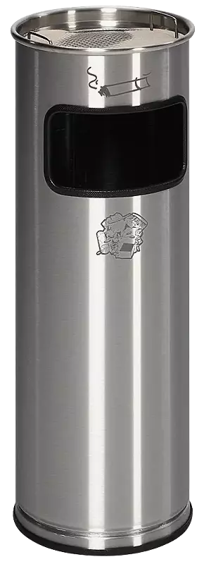 Abfallbehälter MANSFIELD aus Edelstahl