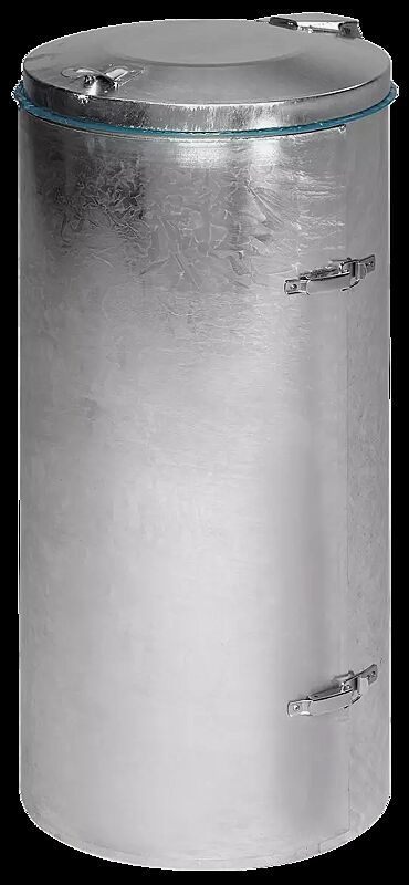 Abfallbehälter SOMERSET, zum freien Aufstellen, feuerverzinkt