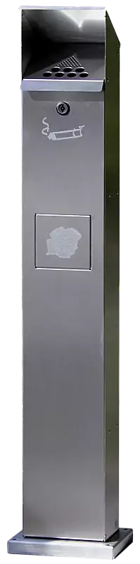 Abfallbehälter WINDSOR aus Edelstahl