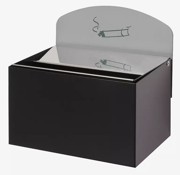 Wandascher STANLEY, in RAL 7021 schwarzgrau