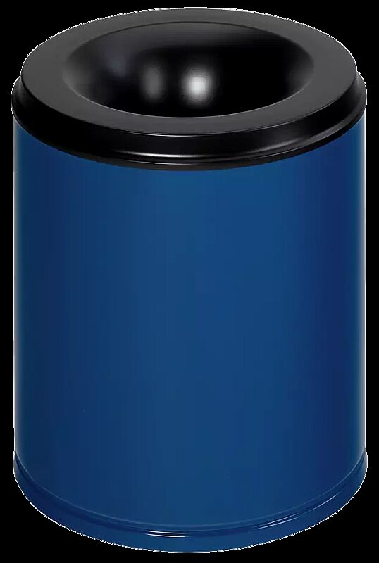 Abfallbehälter CARLTON aus Stahl, selbstlöschend