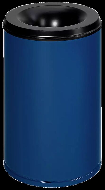 Abfallbehälter CARLTON aus Stahl, selbstlöschend