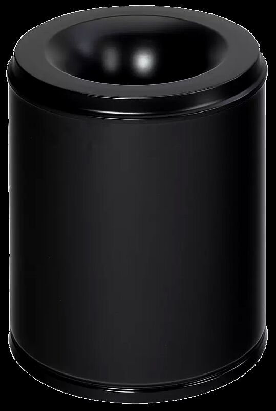 Abfallbehälter CARLTON aus Stahl, selbstlöschend