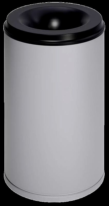 Abfallbehälter CARLTON aus Stahl, selbstlöschend