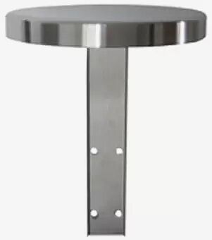 Schutzdach aus Edelstahl V2A, geschliffen