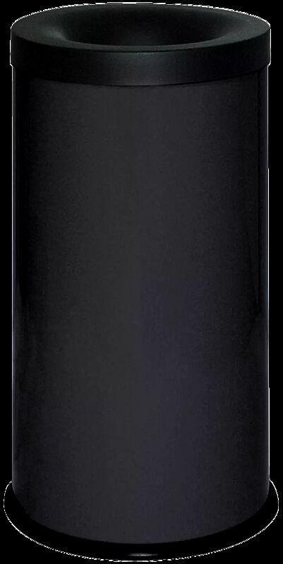 Abfallbehälter FIREMAN aus Stahl, selbstlöschend