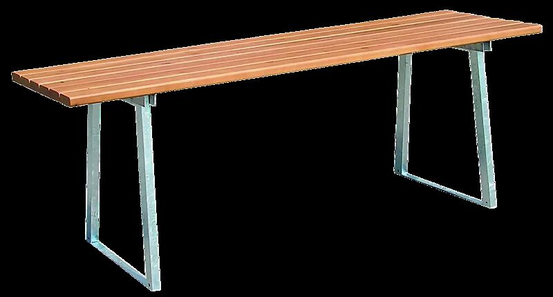 Tisch TURIN, mit Fichtenholzbelattung