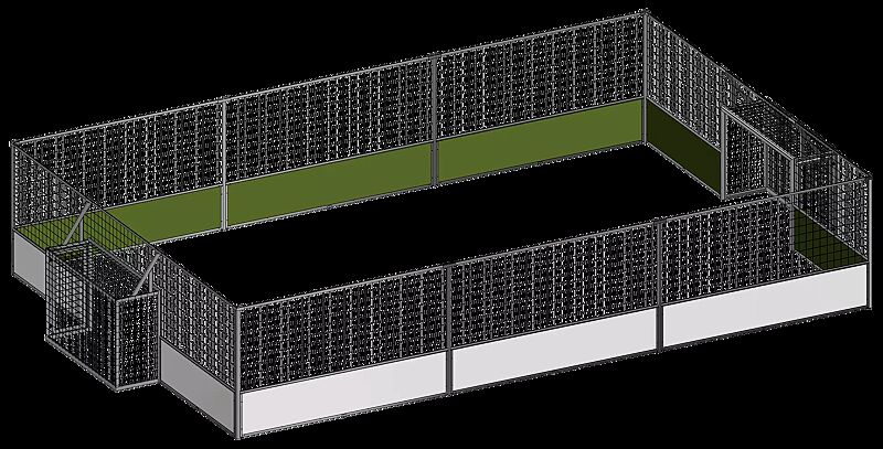 Soccer-Court ARANO, Spielfläche 15 x 10 m