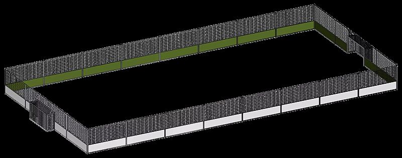 Soccer-Court ARANO, Spielfläche 40 x 20 m