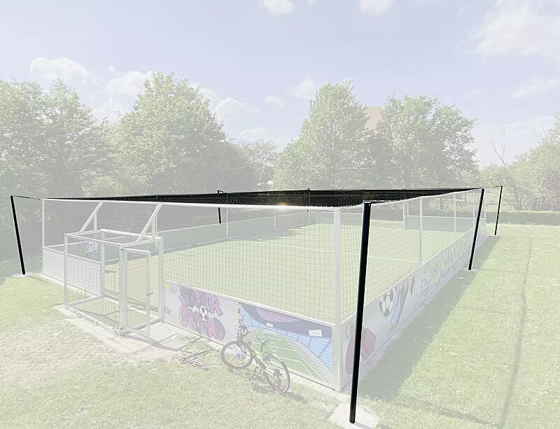 Deckennetzkonstruktion für Soccer-Court ARANO