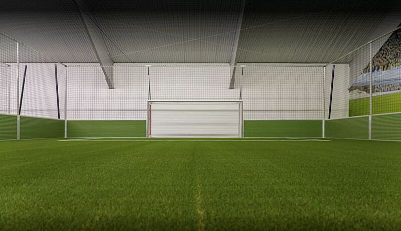 Deckennetzkonstruktion für Soccer-Court ARANO