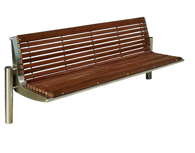 Sitzbank WIEN mit Rückenlehne, Breite 2090 mm