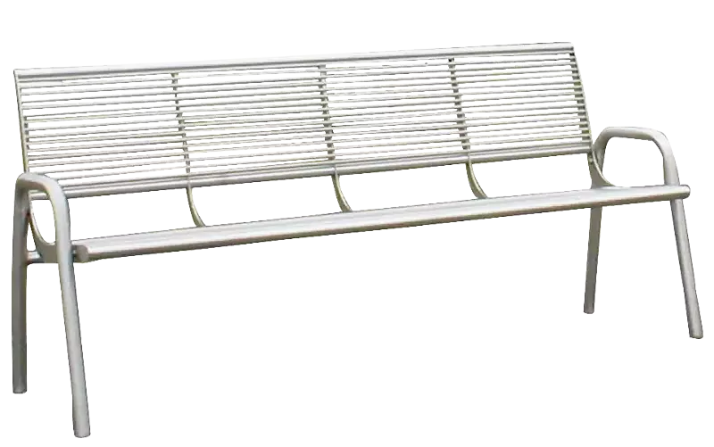 Sitzbank SIENA mit Rücken- und Armlehnen