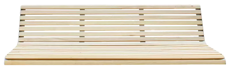 Mauerauflage PORT mit Rückenlehne, Breite 1820 mm, mit Robinienholzbelattung