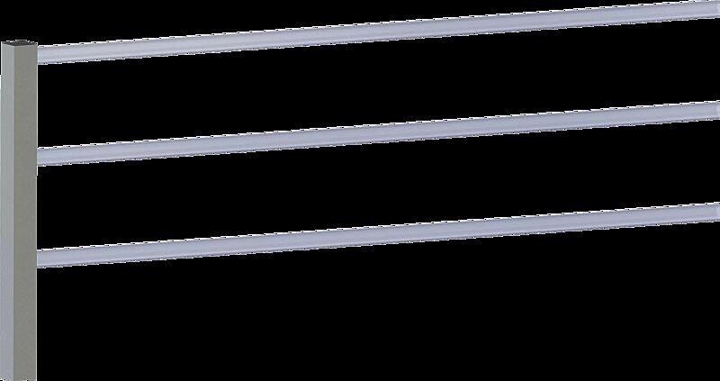 Anfangspoller LOTLIMIT in RAL 9007 graualuminium