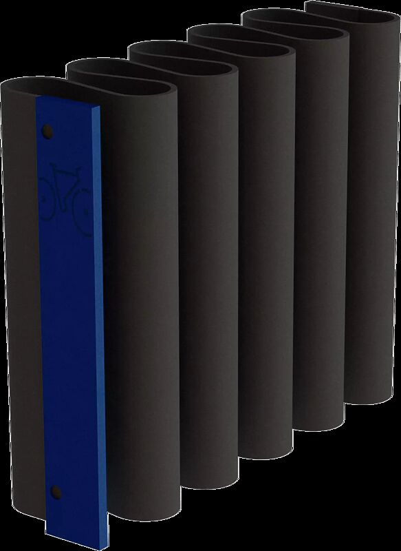 Fahrradständer MEANDRE, in RAL 5002 ultramarinblau