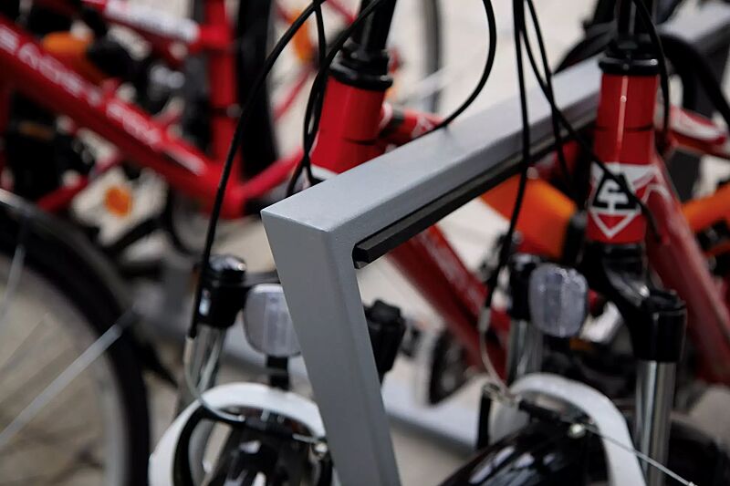 Detail: integrierter Gummistreifen