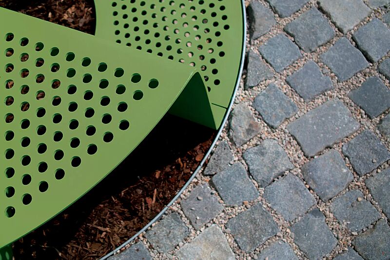 Detail: Sitz ohne Kunststoffnoppen