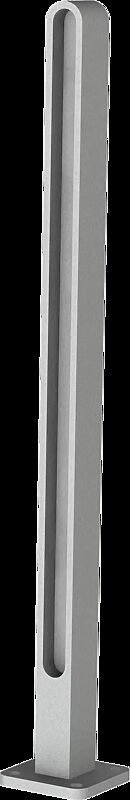 Poller MIELON zum Aufdübeln bei +/- 0 mm, in RAL 9006 weißaluminium