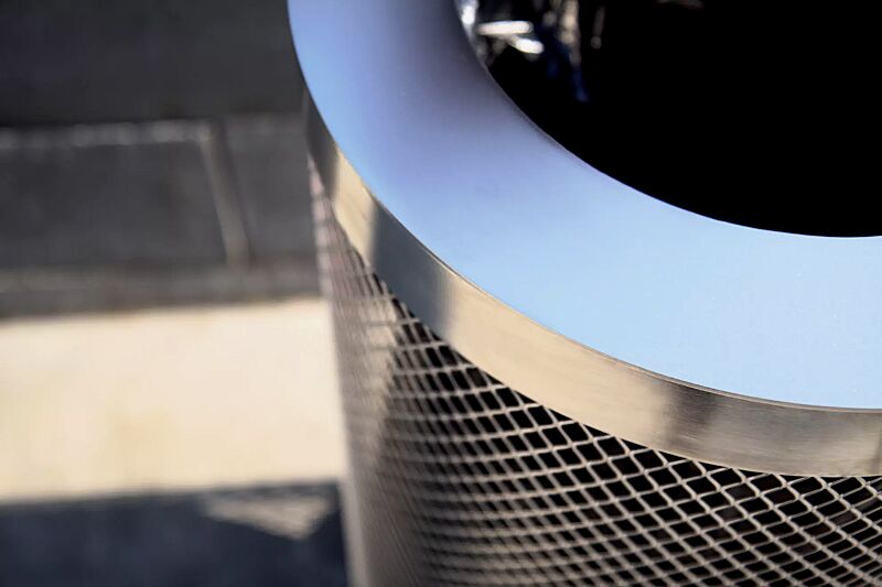 Detail: Edelstahlring