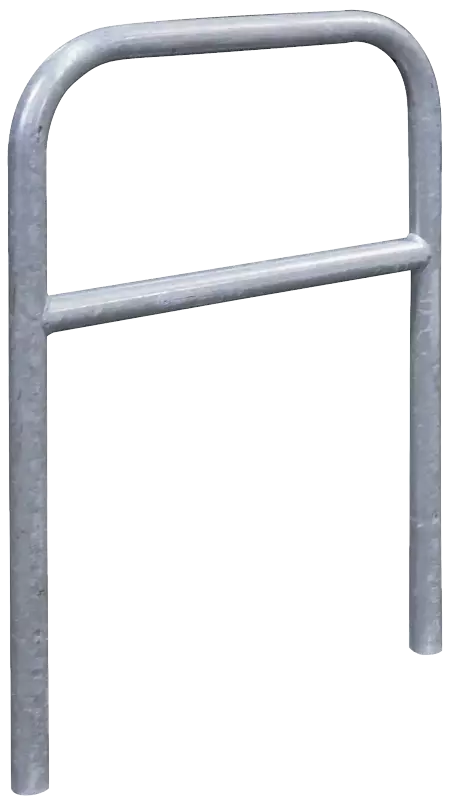 Anlehnbügel FLORIDA mit Quersteg, Breite 700 mm, feuerverzinkt