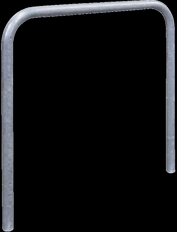 Anlehnbügel FLORIDA ohne Quersteg, Breite 1000 mm, feuerverzinkt