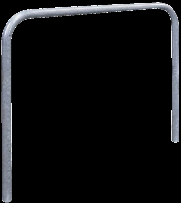 Anlehnbügel FLORIDA ohne Quersteg, Breite 1200 mm, feuerverzinkt