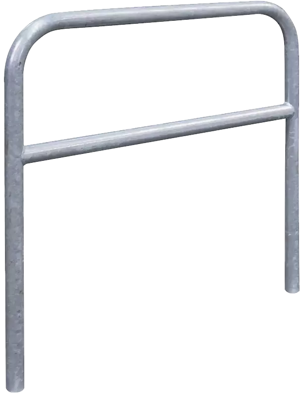 Anlehnbügel FLORIDA mit Quersteg, Breite 1000 mm, feuerverzinkt
