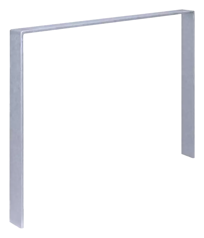 Anlehnbügel UTAH, ohne Quersteg, zum Einbetonieren, feuerverzinkt