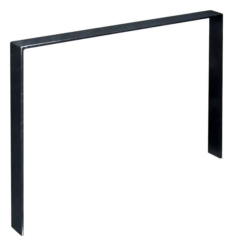 Anlehnbügel UTAH, ohne Quersteg, zum Einbetonieren, in RAL 7016 anthrazitgrau