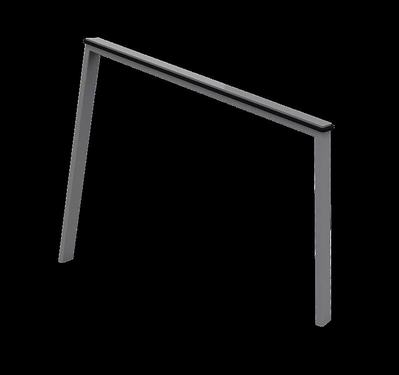 Anlehnbügel UNOLA in RAL 9007 graualuminium