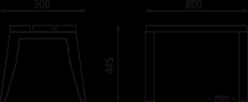 Sitz EGER CLASSIC ohne Rücklehne